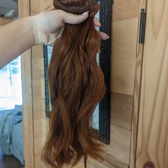 Goo Goo COPPER Hair Extensions 18" - Picture 8 of 8